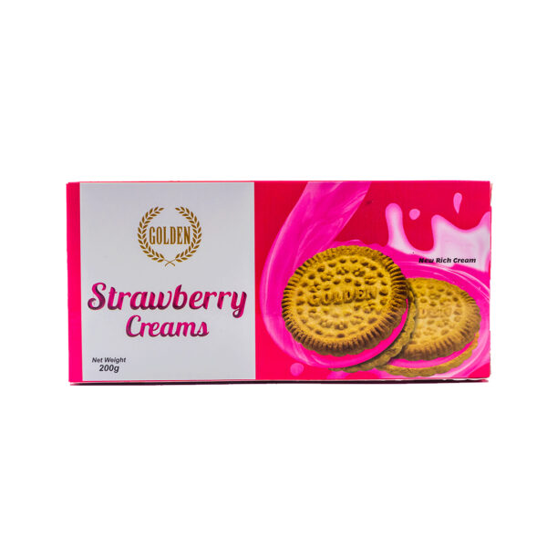 GOLDEN CREAMS - STRAWBERRY 200G