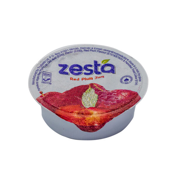 ZESTA RED PLUM JAM TUBS 20G