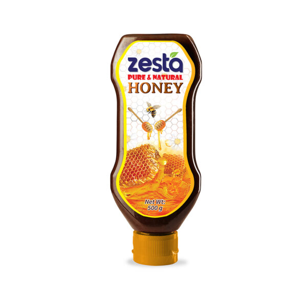 ZESTA NATURAL HONEY 500G (SQUEEZE)